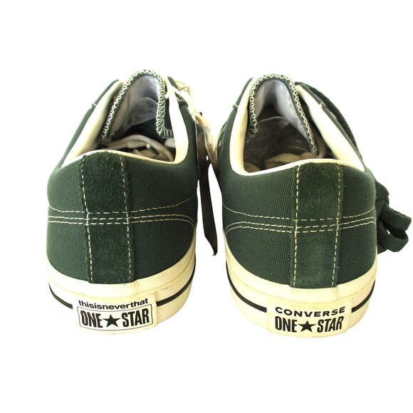 New CONVERSE One Star Pro Classic Suede Low Top Sneakers Pine Green Men Sz 10.5 - Picture 8 of 10